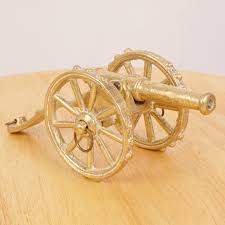 Army Canon Figurine / Statue / Sculpture || Vintage Solid ...