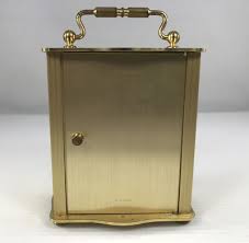 Vintage Working Linden Quartz Brass Mantle Clock Made In ...