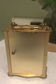 Maxim Quartz clock, tested, vintage quartz brass gold tone ...