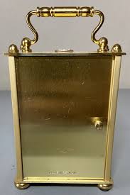 Montreux Carriage Brass Clock w Roman Numerals JBL Special ...