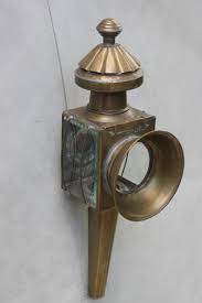 Vintage Brass Carriage Lantern: Victorian Horse-drawn Light ...