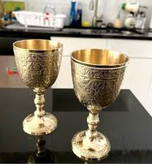 Designer Wine Cup Brass King's Royal GlassPersonalization Engraving Goblet Brass | eBay