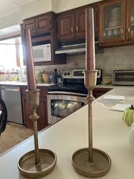 Gold Cast Iron Taper Candle Holder, 10 in. | Kirklands Home