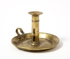 Brass Candle Holder, United States, c. 1950 For Sale at 1stDibs