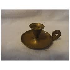 Candle Holder Brass Vintage German for Dollhouse. For Sale at Ruby Lane