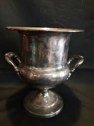Vtg. Reed & Barton Silver Plated Ice Bucket, Tarnished, Initialed (DBG) 10.5" T | eBay