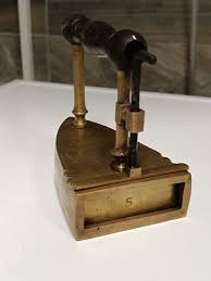 Vintage Brass Iron Slug Box Sad Antique Metal Iron With ...