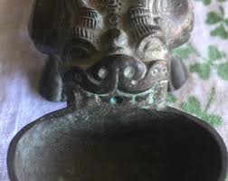 Vintage Brass Foo Dog Incense Burner - Etsy