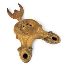 Lucerna Neptuno Luna - Roman oil lamp Wulflund