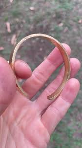 Hammered Gold Cuff in 14ky Gold 6mm | Laine Benthall