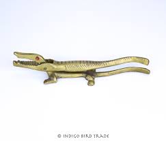 Vintage Brass Crocodile Nutcracker | Antique Gold Metal Alligator Nut Cracker | Old Bronze Cast Iron Figurine Statue Sculpture Pandora Gift - Etsy