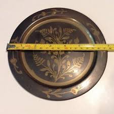 Vintage 8 pc Miniature Set with Teapot, Tray, Goblets Etched Brass Decorative | eBay