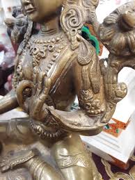 Green Tara Statue Brass 8.25" – Dharma Treasures