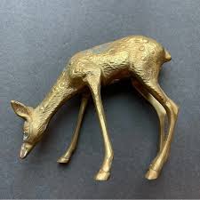 Accents | Vintage Brass Deer Made In Korea | Poshmark