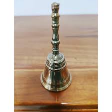 Cast Brass Table Bells, Set of 6 | Chairish