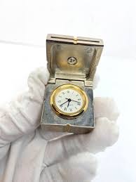 Small Vintage (CL-X15A) 1996 Flip Top Present Box Roman Numeral Clock Tested | eBay