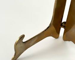 VTG Brass Easel--solid Brass Tabletop Easel-decorative Photo Easel - Etsy
