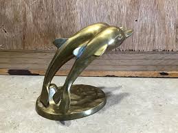 Vintage Brass Dolphin Sculpture Depicted Leaping Out of the Ocean Waves Pair Dolphins, Sea Decor - Etsy Australia