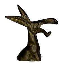 Vintage Solid Brass Laughing Donkey Jackass Figural Beer ...