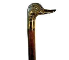 Vintage Brass Duck Handle Walking Stick made with Brass ...