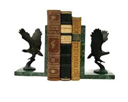 American Eagle Brass Metal Bookends by A.C.R. Limited / Nice Bronze Style Cast Metal W Great Vintage Patina/ Farmhouse Style Decor - Etsy