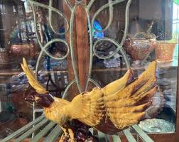 Vintage Blue Mountain Pottery Eagle. Harvest Gold 15 Inches Wide. Produced in Collingwood, Ontario 1960's to 1980's. - Etsy