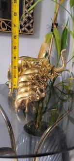 Brass Elephant Family, (7pcs), Vintage, Solid Brass ...