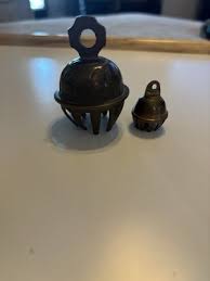 Set Of 2 Brass Elephant Claw Bells One Engraved And Mini Is Not Engraved | eBay