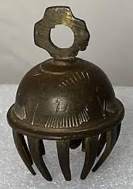 Small Brass Claw Bell, Elephant Bell, Prayer Meditation Bell Etched, INDIA, VTG | eBay