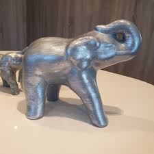 Set of Three Elephant Statues, Home Decor, Elephant Gift ...