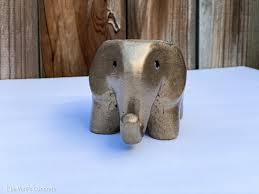 Elephant Concrete 5.25 Inches Planter or Tea Light Holder ...