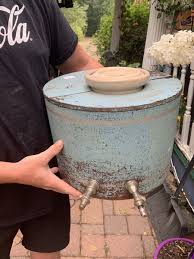 Vintage old original Barrett & Barrett Cider soda Pop Barrel dispenser | eBay