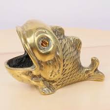 Brass Fish Ashtray - Etsy New Zealand