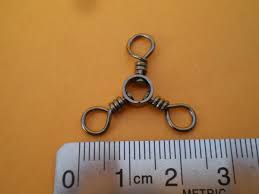 30 PCS. 3 WAY FISHING SWIVEL #2, 75 LBS. TEST, 1/4" EYE ...
