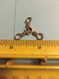 Fishing Brass 3 - Way Swivels Size 1 48 Pieces - Ships From ...