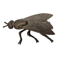 Vintage Mid Century Modern Italian Fly Brass Incense Burner Ashtray | Chairish