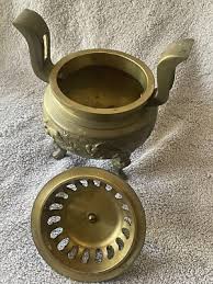 Vintage Japanese Incense Burner And Chinese Incense Burner With Dragon | eBay