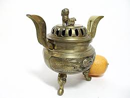 Buy Incense Burner, Foo Dog Lid, Triple Footed, Large and Heavy, Brass Potpourri Holder Online in India - Etsy