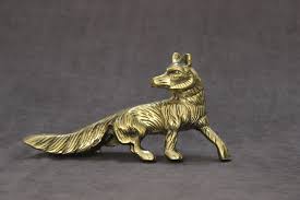 Fox Ornament, Fox Statue, Fox Sculpture, Fox Figurine, Home ...