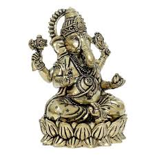 Brass Ganesha Idol – Symbol of Wisdom, Prosperity ...