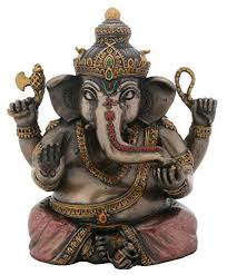 Sitting Ganesha Elephant Hindu God Remover of Obstacles ...