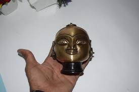Pretty Gauri Face | Brass Gangaur Gauri Head | Indian ...