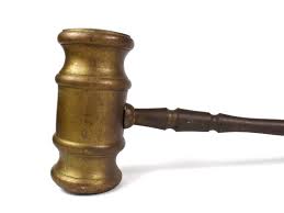 Vintage Mid 20th Century Solid Brass Court Gavel Hammer ...