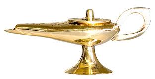 Wholesale Brass Aladdin Lamp 4"L