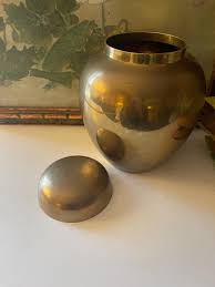 Vintage Brass Ginger Jar, Hollywood Regency Coffee Table ...