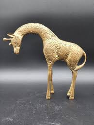 Vintage Brass Giraffe figurine 8” Tall | eBay