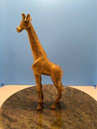 Vintage Brass Giraffe. Solid Brass. - Etsy
