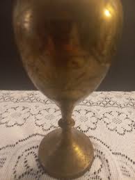 Vintage Brass Vase With Handcarved Designs - Made In India Elephant & Florals | eBay