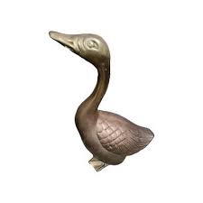 Brass Duck Sculpture Heavy L 9"X W 4.5"X T 9.5 | eBay