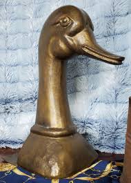 Vintage All Brass Duck Head Book End 1 Piece - Etsy